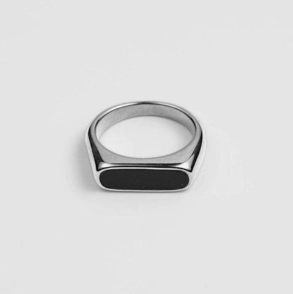 Signet Bar Ring [Silver]